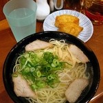 中華そば630円､いなり寿司120円