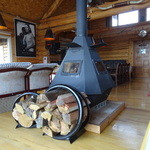 当別 風の丘 - 内観　薪ストーブ