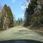 当別 風の丘 - お店に向かう坂。結構な勾配です。