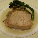 北島亭 - 2016.04　さくらますのポワレ
      断面を撮るのを忘れたのが残念。