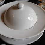 Restaurant μ - 桜海老プリン　鱶鰭あんかけ 