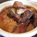 Restaurant μ - おいも豚の角煮　紅あずまの麻辣仕立て