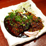 ときわ酒場 - 黒棒棒鶏の豆腐サラダ ¥580