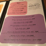 Sorpresa Oyster Bar and Grill - メニュー