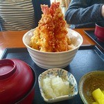 お食事処 はくさい - エビ天丼