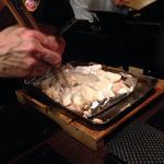 本濱 - 夜のメニュー塩釜から出てくるのは