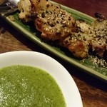 印度料理シタール - 香ばしくゴマがマッチしていて柔らかく食べやすいです。