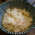 Koma zushi - 釜飯盛りました。