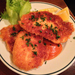 レストラン コワン - 鶏ムネ肉のカツレツ ホワイトアスパラ（￥1,600）