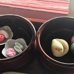 皆美館 - お部屋の和菓子