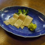石臼挽き手打ち蕎麦 高はし - 蕎麦の刺身ハーフサイズ(2016.3)