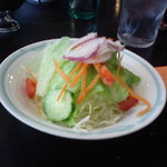 マッシュポテト - サラダ