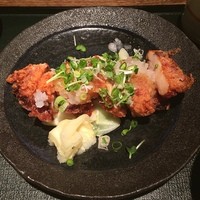 赤坂かこい - 鶏の一枚唐揚げ定食 おろしポン酢がけ
