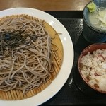 草薙の湯 お食事処 旨い蔵 - ざるそばとご飯セット