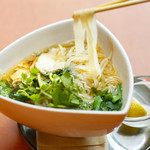 chicken and vegetable pho