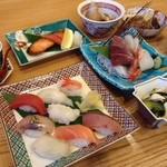 にぎり屋 酒房 うめ - 料理写真:初めてのご来店、何を選べば良いかわからないお客様にお薦めのセットメニューです。