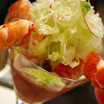 db bistro & oyster bar - 海老のカクテル（40ドル）