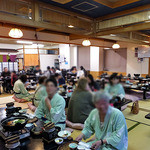 Kani No Yado Kimpachi - 食事会場（２０１６年４月）