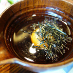 旬彩 鯛樹 - このダシを銀シャリにぶっかけるっ！