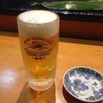 Sakura Sushi - 生ビールは一番搾り