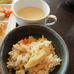 タケノコごはん＆スープ