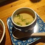 山 - 雲丹と百合根入の茶碗蒸し