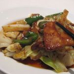 Szechwan Cuisine & Wine 四川料理 御馥 - ホイコーローのアップ(2014.12)