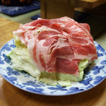 Sumou Chaya Ryougoku - 追加の豚肉・キャベツ