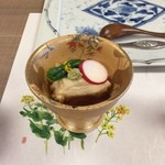 いわし屋 - 先付(湯葉)