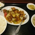 中華料理 厚工坊 - 酢豚定食　750円