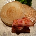 まある - 玉葱とベーコン焼き
