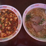 トントン - 麻婆丼とラーメンのセット