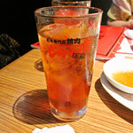 焼肉 ジャンボ 白金 - ウーロン茶