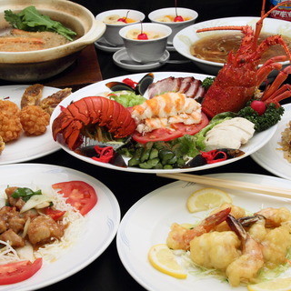 市場で仕入れた新鮮で豪華な食材で作る本格海鮮広東料理
