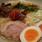 つじ田 味噌の章 - 辛味噌ラーメン（味玉トッピング）