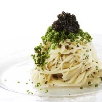 キャビアととんぶりの冷そうめん（奈良三輪産３年熟成物）