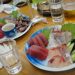 四ツ木製麺所 - ２０１６年４月再訪・刺し盛り