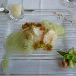 ルアン 神戸迎賓館 - 本日の鮮魚のカルパッチョ仕立てと無花果のコンポート