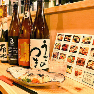 旬の地酒をご用意