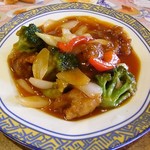 バーミヤン - 牛肉野菜黒胡椒炒め