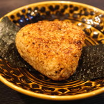 高田馬場日本酒研究所 - 穴子めしの焼きおにぎり