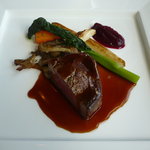 ルアン 神戸迎賓館 - 和牛フィレ肉のポアレ　季節の野菜添え