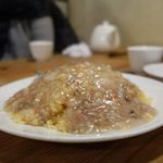 貘 - 蟹溜炒飯 (シェリュウチャーハン).カニあんかけチャーハン