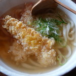 博多　柚づ庵 - エビ天うどん