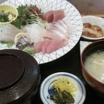 Shungyoya Uoichi - 刺身盛り合わせ定食（7種盛り）