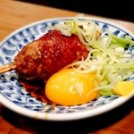 壱ノ宮 - 肉タタキ串   250円