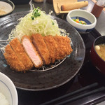 かつ丸 - ロースカツ定食 1700円