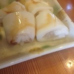 鮨処切通 - 2016年3月：子持ちやりいかにご飯を詰めたもの…濃厚な真子とイカ自体の食感がいいです♪