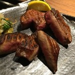 仙台牛タン 松阪鶏焼肉 福島西屋 - 極熟成厚切り牛タンアップ