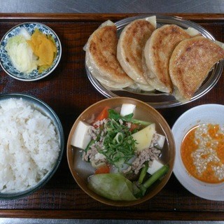 Large Gyoza / Dumpling set meal